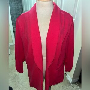 Womens Bar III Vibrant Pink Blazer sz 0X